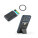 CONNOR. Magnetic card case made of PU leather, easily attaches to the back of your mobile phone, with RFID blocking