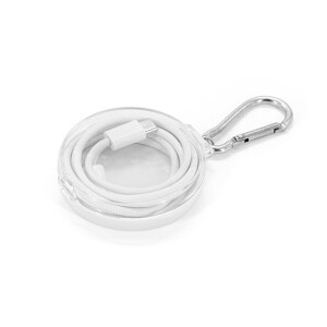 JEMISON. USB-C to USB-C Cable with Braided Cable (60W), Made of ABS, Stainless Steel, Aluminum and Polyester - Reklamnepredmety