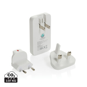 Fluxo RCS 65W flat GAN charger with universal connectors - Reklamnepredmety