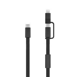 Arc RCS 60W 120 cm 2-in-1 fast charging cable - Reklamnepredmety