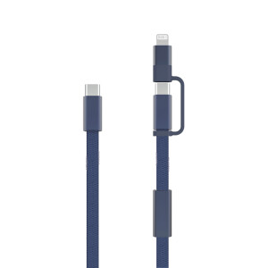 Arc RCS 60W 120 cm 2-in-1 fast charging cable - Reklamnepredmety