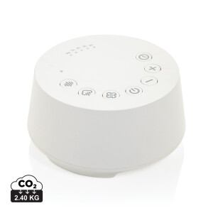 Flora RCS recycled plastic white noise speaker - Reklamnepredmety