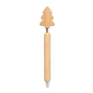 CHRISPEN Bamboo pen with tree - Reklamnepredmety