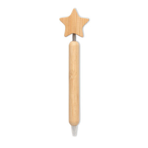 STARPEN Bamboo pen with star - Reklamnepredmety