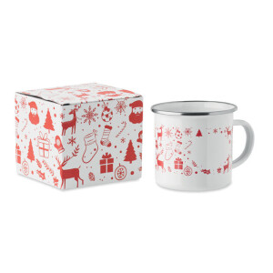 SEASOMEL Christmas enamel mug 300 ml - Reklamnepredmety