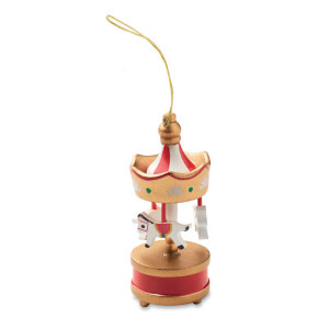 WHIRL Wooden ornament, carousel shape - Reklamnepredmety