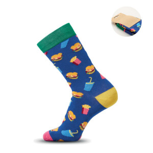 FUNNY L Socks with funny pattern, L - Reklamnepredmety