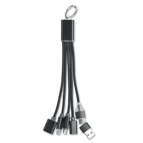 HUBLUE 3-in-1 Charging Keychain and HUB
