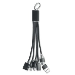 HUBLUE 3-in-1 Charging Keychain and HUB - Reklamnepredmety