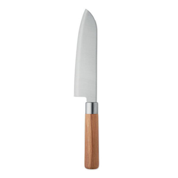 SLICE Chef's knife, steel and wood