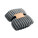 NIEVE Fleece blanket made of RPET, with stripes - mo3184-15-1 - variant 
