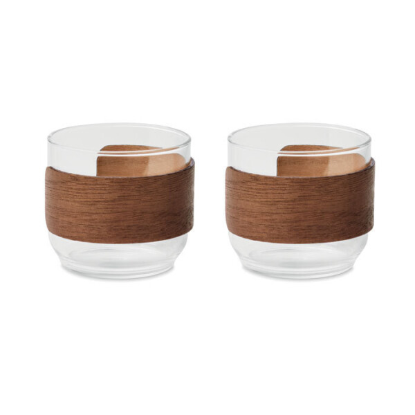 BOGOTA SET Set of 2 coffee glasses