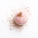 Sparkling bath ball - strawberry with yogurt