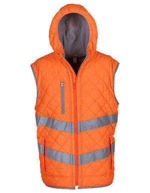 YK007 Hi Vis Kensington Hooded Gilet - Reklamnepredmety