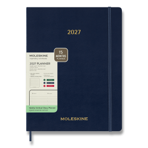 Moleskine Essential 2027 diary - soft cover, XXL, weekly, vertical - Reklamnepredmety