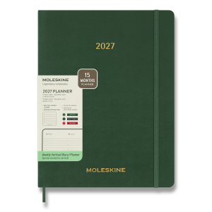 Moleskine Essential 2027 diary - soft cover, XXL, weekly, vertical - Reklamnepredmety