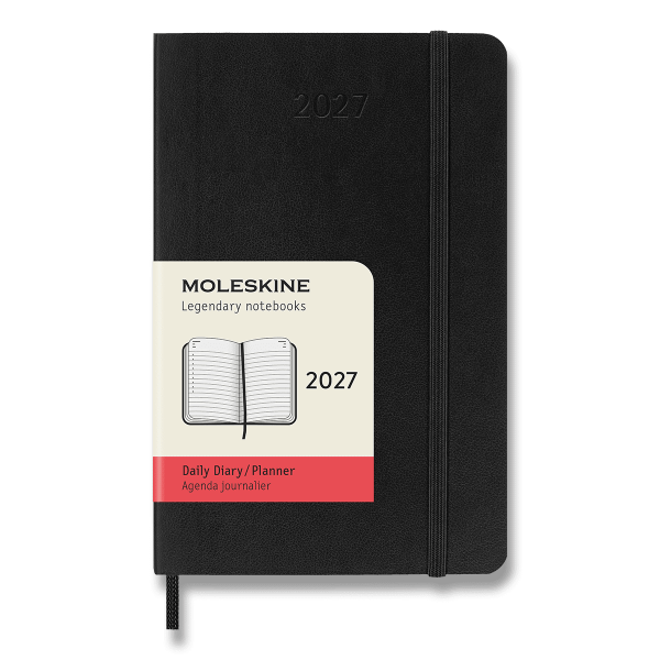Moleskine 2027 diary - soft cover, S, daily, multi-color