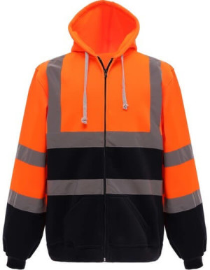 YK07 Hi Vis Zip Hoodie - Reklamnepredmety