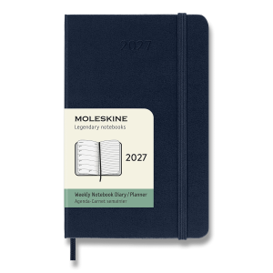 Moleskine 2027 diary - hardcover, S, weekly - Reklamnepredmety