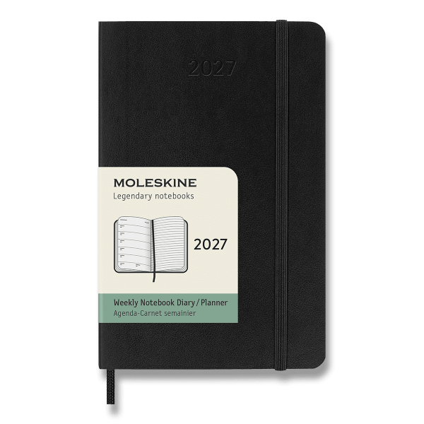 Moleskine 2027 diary - soft cover, S, weekly