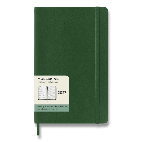 Moleskine 2027 diary - soft cover, L, weekly, multiple colors