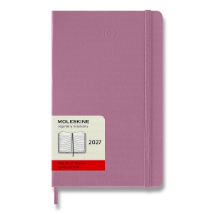 Moleskine Colored Patterned 2027 Diary - hardcover, L, daily, pink - Reklamnepredmety