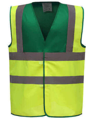 YK100 High Visibility 2 Bands & Braces Waistcoat - Reklamnepredmety