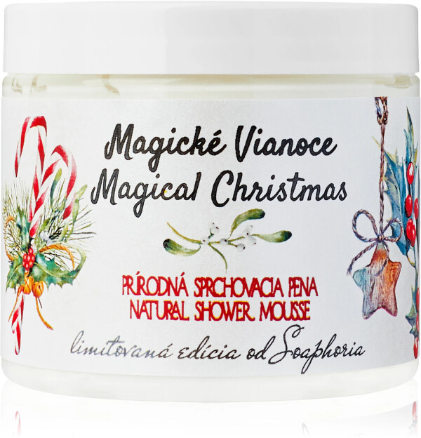 Magical Christmas - caring shower foam with magical decorations