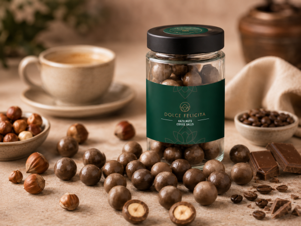 Nutty coffee balls