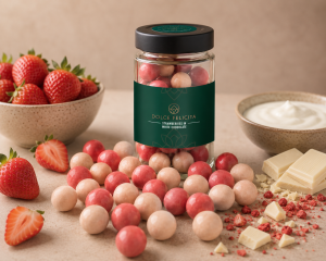 Strawberries with white chocolate - Reklamnepredmety