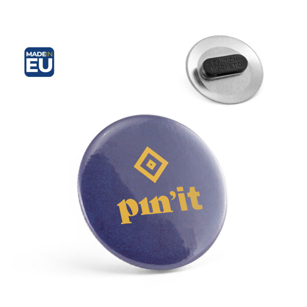 Button P'IN 8. Button P'IN 8. Badge with double magnetic clasp