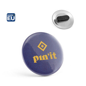 Button P'IN 8. Button P'IN 8. Badge with double magnetic clasp - Reklamnepredmety