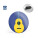 Button P'IN 11. Button P'IN 11. Badge with double magnetic clasp - 73131-set - variant 