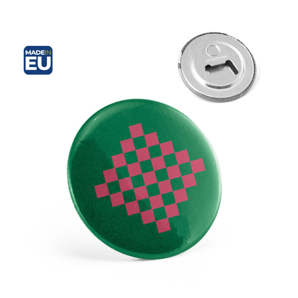 Button P'IN 12. Button P'IN 12. Magnetic badge with bottle opener