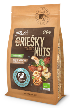 Organic Muesli Roasted Nuts 400 g - Reklamnepredmety