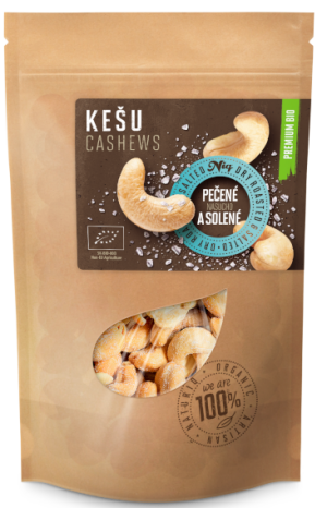 Organic Cashew nuts roasted and salted - Reklamnepredmety