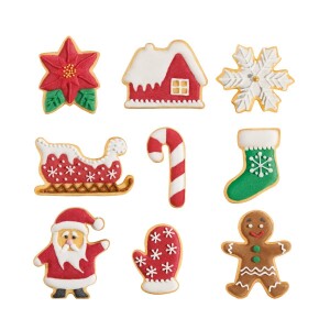 Christmas cookie cutters, 9 pcs. - Reklamnepredmety