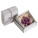 Soy candle Lilly dark purple in a gift box