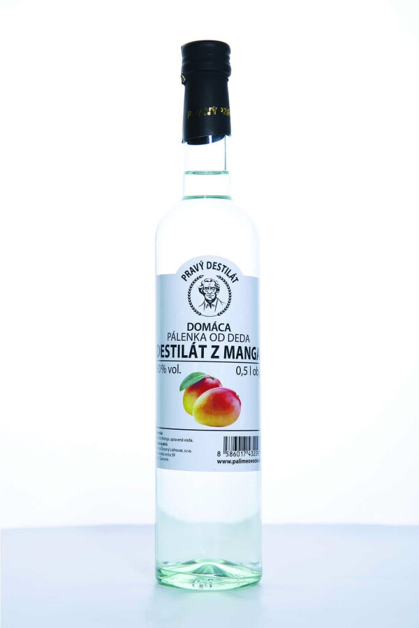 Homemade brandy from grandfather – MANGO brandy 50%, 500 ml