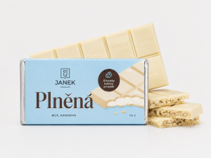 JANKOVA filled chocolate - white - coconut - Reklamnepredmety