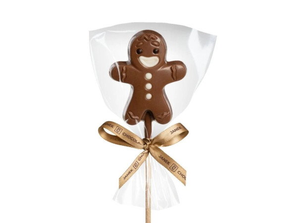 Gingerbread chocolate lollipop