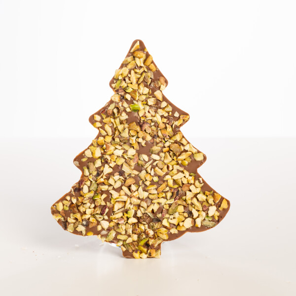 Christmas tree with pistachios
