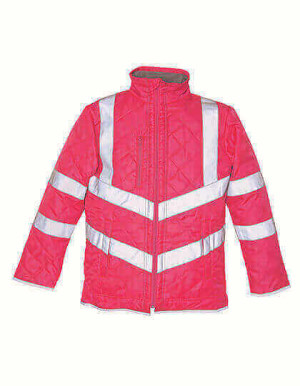 YK706 Hi Vis Kensington Jacket (with Fleece Lining) - Reklamnepredmety