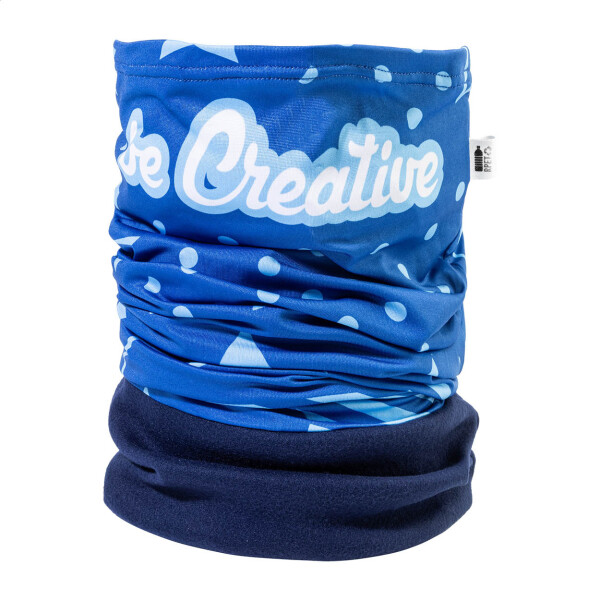 CreaScarf Winter RPET multipurpose scarf made to order