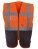 YK801 Multi-Functional Executive Waistcoat - YK801_Hi-Vis-Orange_Black - variant Ls 1000193474