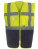 YK801 Multi-Functional Executive Waistcoat - YK801_Hi-Vis-Yellow_Navy - variant Ls 1000193516