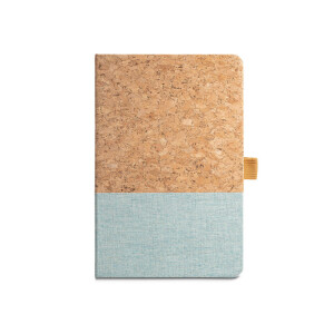 KLEE II. A5 notebook in cork and linen with lined sheets - Reklamnepredmety