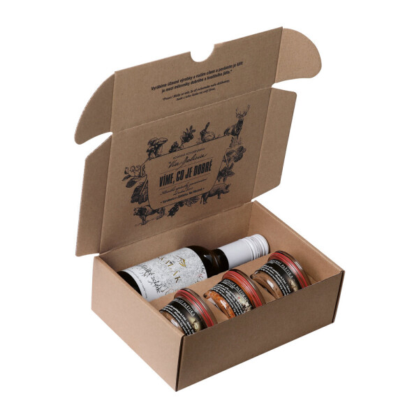 GUSTO BLANC. Gift set with Moravian wine