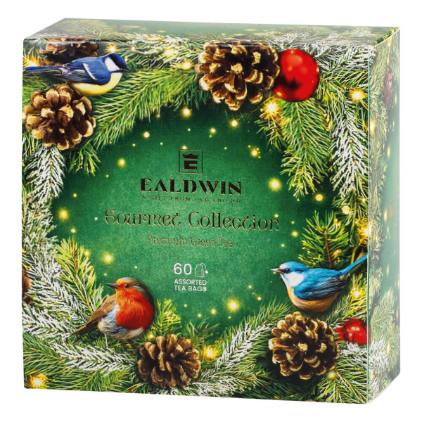 EALDWIN XMAS. Collection of 60 teas – flavored green teas