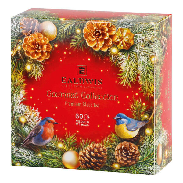 EALDWIN XMAS RED. Collection of 60 teas – black teas with flavor